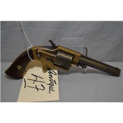 Plants Manufacturing Model Front Loading Pocket .30 Cal 6 Shot Revolver w/ 3 1/2" octagon ribbed bbl