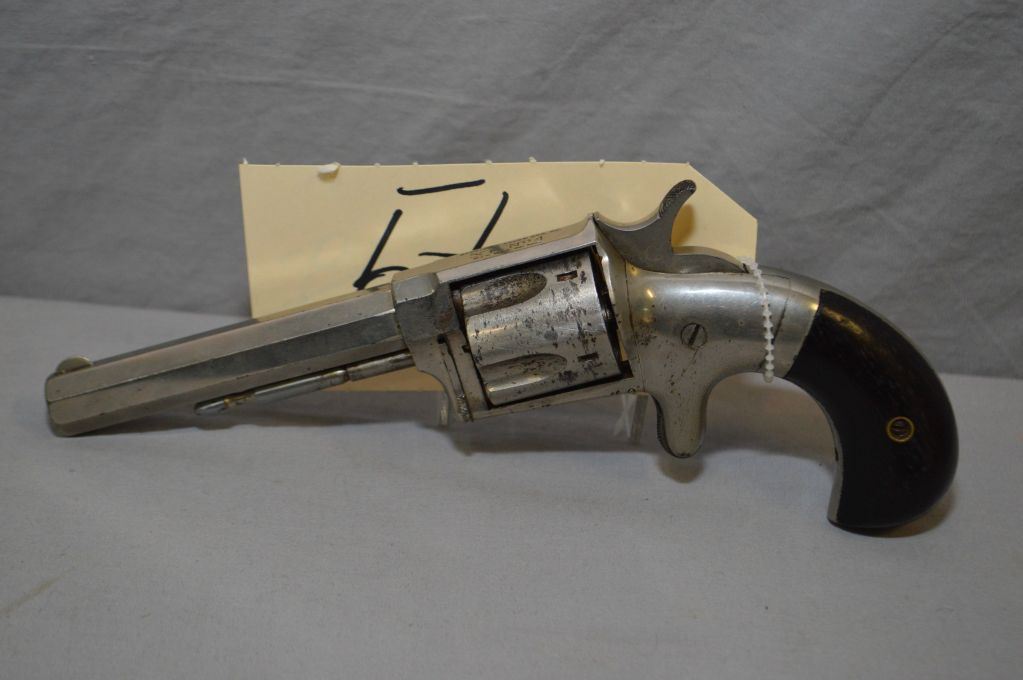 Hopkins & Allen Model XL No. 4 .38 Rimfire Cal 5 Shot Revolver w/4 ...