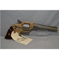 Plant's Mfg Co. Model 3 Rd Model Front Loading Army .42 Cup - Primed Cal 6 Shot Revolver w/ 6" octag