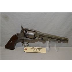 Rogers & Spence Model Army .44 Perc Cal 6 Shot Revolver w/ 7 1/2" octagon bbl [ blued finish faded t