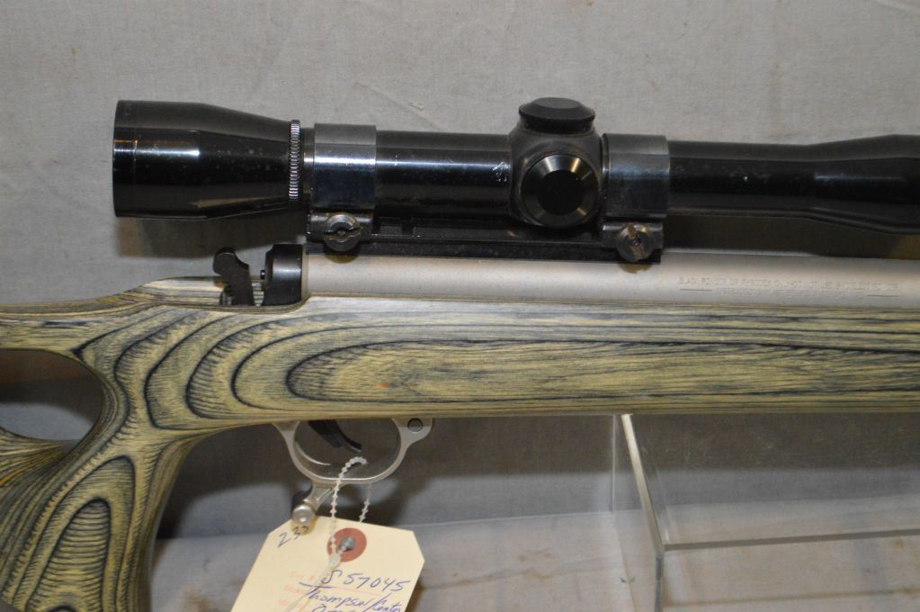 Tc Omega Thompson / Center Model Omega .50 Perc Cal Inline Black Powder Rifle w ...