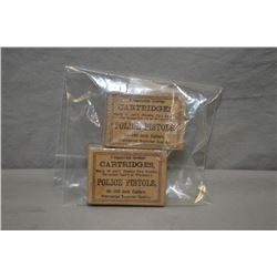 Bag Lot : Two Packages ( 5 rnds per ) 6 - 100 " Cal Police Pistol Cartridges for Colt or Whitney
