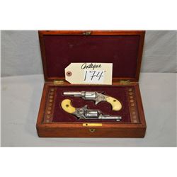Cased Pair of Colt Revolvers - Colt Model New Line .30 Rimfire Cal 5 Shot Revolver w/ 2 1/4" bbl [ F