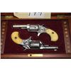 Image 2 : Cased Pair of Colt Revolvers - Colt Model New Line .30 Rimfire Cal 5 Shot Revolver w/ 2 1/4" bbl [ F