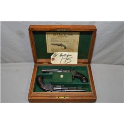 Cased Pair of Smith & Wesson Model No. 11/2 Second Issue .32 Rimfire Long Cal 5 Shot Revolvers w/ 3 