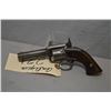 Image 2 : James Warner Model Pocket .30 Rimfire Cal 5 Shot Revolver w/ 3" rnd bbl [ Grip Strap Engraved " J.L 