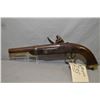 Image 2 : Dutch Model Horse Pistol .69 Flintlock Cal Single Shot Pistol w/ 8" rnd bbl [ blued finish turned br