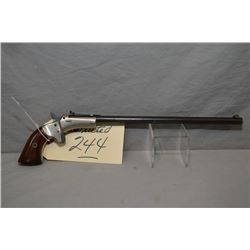 Stevens Model Diamond 43 2nd Issue .22 Short Only Cal Single Shot Pistol w/ 254 mm bbl [ blued finis