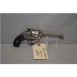 Hopkins & Allen Model Range Model .32 S & W Cal 6 Shot Revolver w/ 114 mm bbl [ flaking nickel finis