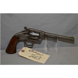 Hopkins & Allen Model XL Navy .38 Rimfire Cal 6 Shot Revolver w/ 6" bbl [ blued finish faded to grey