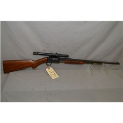 F.N. Browning Model Trombone .22 Long Cal Tube Fed Pump Action Rifle w/22" bbl [ good blued finish, 