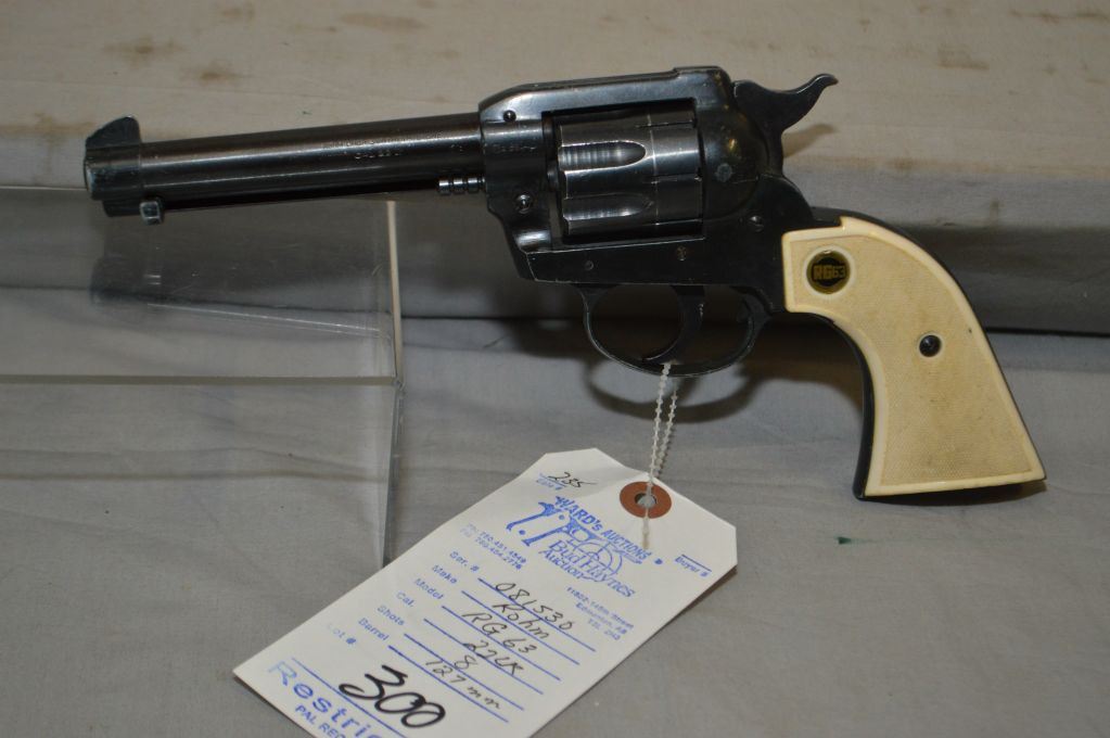 Rg63 Rohm Rohm Model RG 63 .22 LR Cal 8 Shot Revolver w/ 127 mm bbl [ black ...