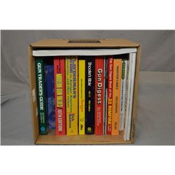 Box Lot : Books including : Flayderman's Guide - Shooter's Bible - Gun Trader's Guide - Gun Digest -