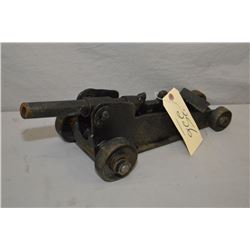 Hand Made .50 Cal Iron Cannon - with four wheels - approx. 7 " bbl - overall length approx. 17"