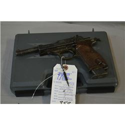 Walther ( AC Dated 44 ) Model P-38 .9 MM Luger Cal 8 Shot Semi Auto Pistol w/ 127 mm bbl [ fading bl