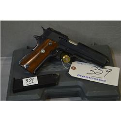Llama Model IX-A .45 Auto Cal 7 Shot Semi Auto Pistol w/ 127 mm bbl [ blued finish, MISSING PART OF 