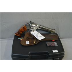 Dan Wesson Model 744 .44 Mag Cal 6 Shot Revolver w/ 203 mm vent rib bbl [ appears v - good, stainles