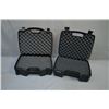 Image 1 : Lot of Two Large Black Plastic Plano Multi Gun Pistol Cases
