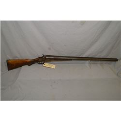 Alger Arms Model Side By Side Hammer .12 Ga Double Barrel Shotgun w/ 30" bbls [ faded patchy blue fi