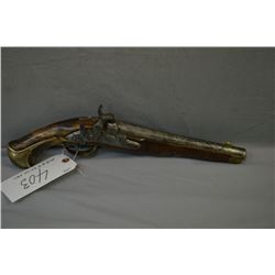 Unknown H.A. Marked Model Percussion Pistol .69 Perc Cal Pistol w/ 10" bbl [ patchy blue finish turn