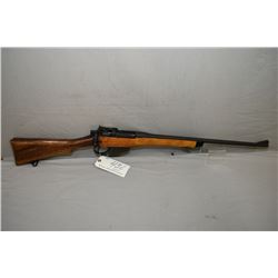 Lee Enfield No. 4 Mk One .303 Sporterized Rifle w/ 23 3/4" bbl [ flat black Parkerized finish, barre