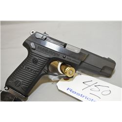 Ruger Model P85 Mark II .9 MM Luger Cal 10 Shot Semi Auto Pistol w/ 114 mm bbl [ blued finish, White