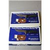 Image 1 : Lot of Two Smith & Wesson American Series Model 6085 Collector's Hunting Knives w/leather scabbards 