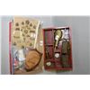 Image 1 : Lot of Two Items : Tray Lot : Assortment of Approx. Twenty Collector's Military Badges [ 29 Th Vanco