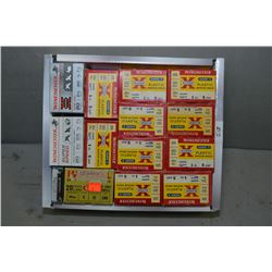 Tray Lot : 10 Boxes Winchester Super X Marks ( Red & Yellow Color Boxes ) .20 Ga 2 3/4" # 5 Lead Sho