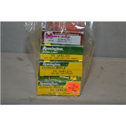 Bag Lot : 2 Boxes Remington Factory .35 Whelan Cal Ammo 250 Grain PSP - 1 Box Remington Factory .35 