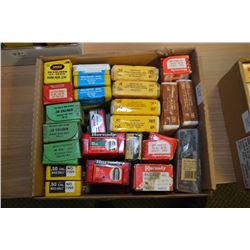 Tray Lot : Various Caliber Bullets : .50 Cal, .45, .38, etc.