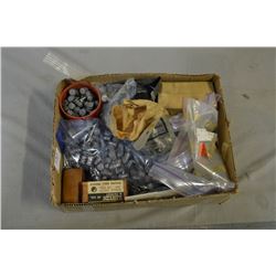 Box Lot : Lead Bullets & Balls - .36 Cal Balls - Pellets - Hawken .45 Cal Mold - Asstd Rnd Ball - Bl