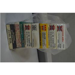 Bag Lot : Approx. 115 Rnds .25 - 06 Rem Cal Ammo [ possibly some reloads ]
