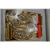 Image 1 : Tray Lot : Bags of Loose Ammo & maybe litte brass - Various Calibers - Maybe some reloads