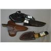 Image 1 : Bag Lot : Four Knives w/sheaths : Ken Onion Design Shakaulu - Smith Made Custom Knife - Cherokee Sto