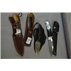 Image 1 : Bag Lot : Four Knives w/ sheaths : Buck Model 119U Hunting - Buck Folder Model 110 Hunting - Limited