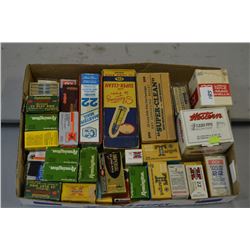 Tray Lot : Various .22 Cal Ammo including some .22 Win Mag - Mini Mag Shot Shells - some Hollow Poin