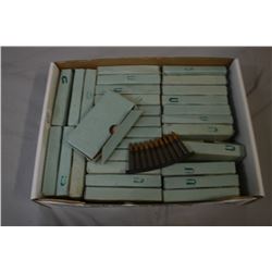 Tray Lot : Approx. Thirty Boxes : 7.62 x 39 Cal Ammo in stripper clips