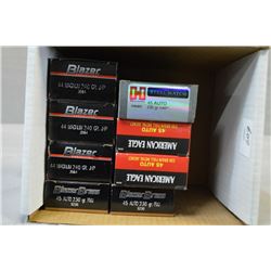 Tray Lot : 3 Boxes ( 50 rnds per ) Blazer .44 Mag Cal Ammo 240 Gr - 2 Boxes ( 50 rnds ) Blazer Brass