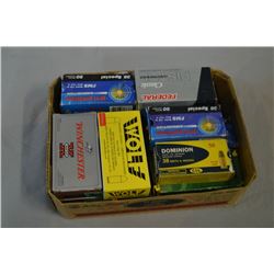 Tray Lot : Four Boxes ( 50 rnds per ) .9 MM Luger Cal Ammo [ various makers ] - Six Boxes ( 50 rnds 