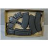 Image 1 : Tray Lot : Four Long Pinned Mags [ one SKS ] - Four Short SKS Mags