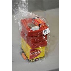 Bag Lot : Two Boxes Canuck .20 Ga 2 3/4" Shot Shells - 40 Rnds .8 x 57 Mauser Reloads - 22 Rnds .270