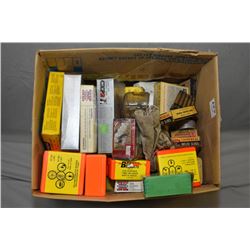 Box Lot : Approx. Eight Boxes Bullets - Asstd Brass [ various calibers ] - lead shot, etc.