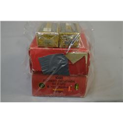 Bag Lot : Approx. 2000 .6 MM Flobert BB Caps in ( 20 - 100 Rnd Plastic Containers ) - Two Boxes ( 50