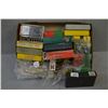 Image 1 : Tray Lot : Assorted Bullets - loose ammo [ possibly some reloads ] & brass etc.