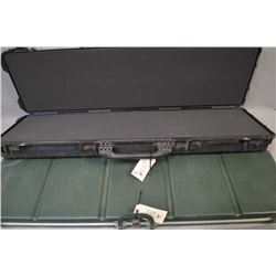 Lot of Two Items : Heavy Pelican Double or Quad Foam Lined Rifle Case - Green Luggage Style Double R