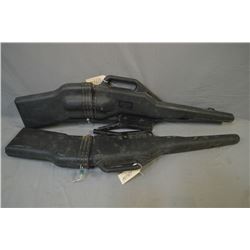 Lot of Two Black Plastic Gun Boots w/metal quad attachments