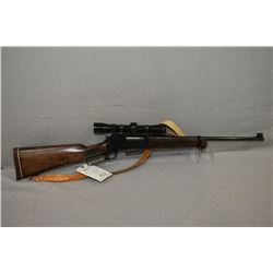 Browning Model BLR .243 Cal Mag Fed Lever Action Rifle w/ 20" bbl [ appears v - good, blued finish, 