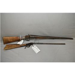 Lot of Two Parts Firearms : Stevens Model Crackshot .32 Long Cal Single Shot Rifle [ poor missing fo