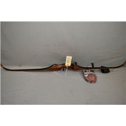 Hand Built Recurve Bow # 55/28 L & S Custom Bows, Mossbank, SK [ no string ] - Archery Broadheads Ro